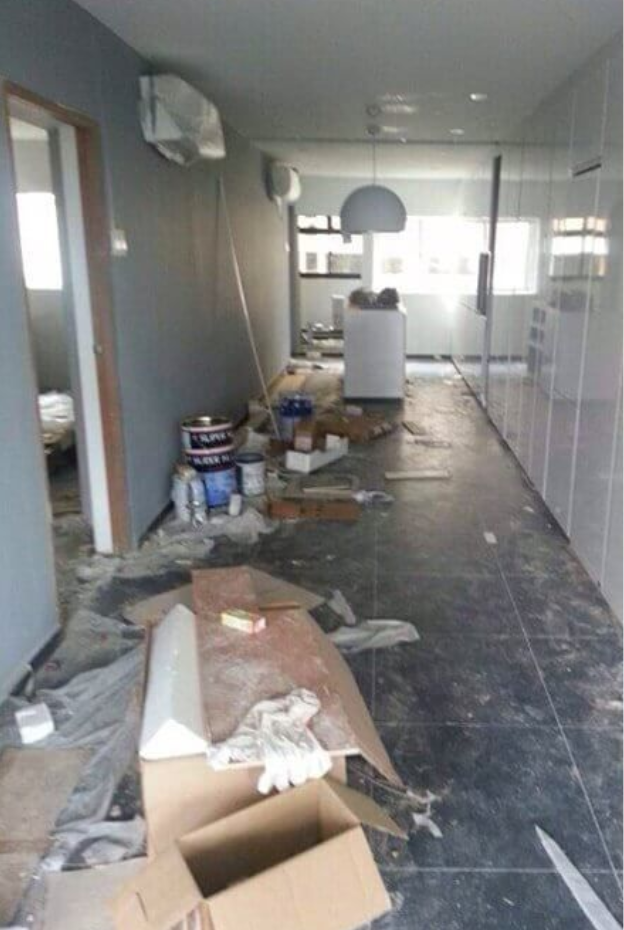 Before Easy Dump cleaning — Greenfield Estate, Uyo